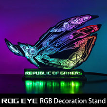 Load image into Gallery viewer, customized ROG EYE ARGB figure stand pc case decoration rgb sync aura
