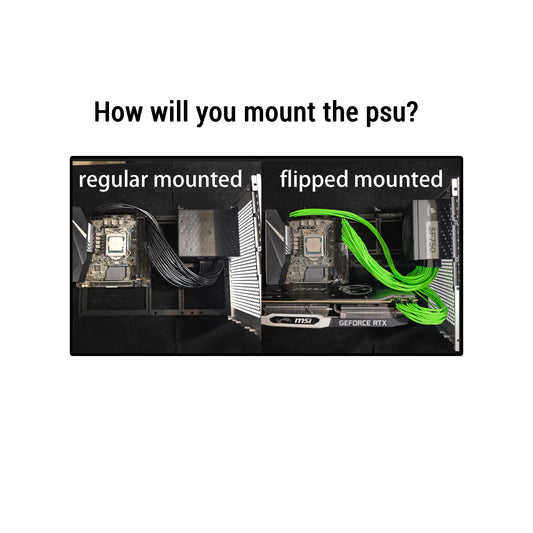 DreambigbyrayMOD custom psu cables for NCASE M2 M1