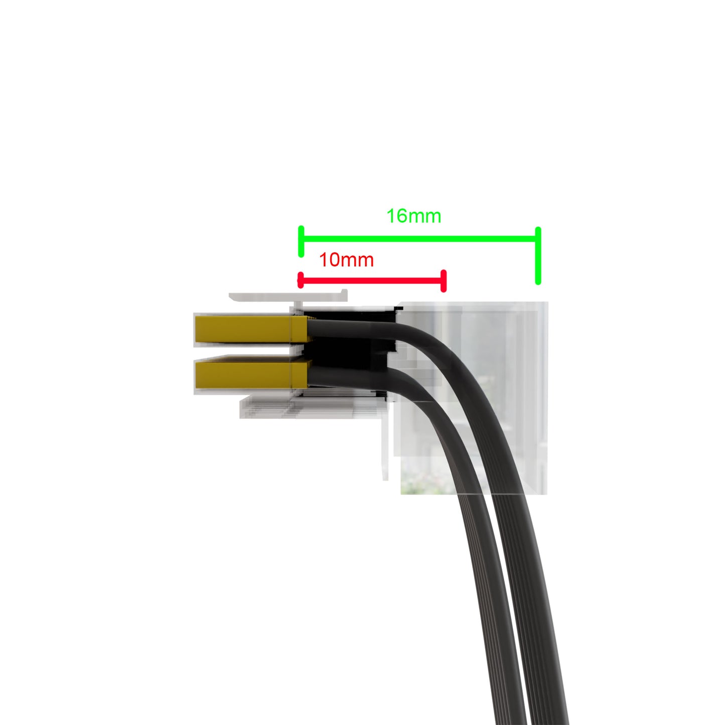 dreambigbyray 90 degreed 12VHPWR 12+4p cable 4090 4080 16pin power cable