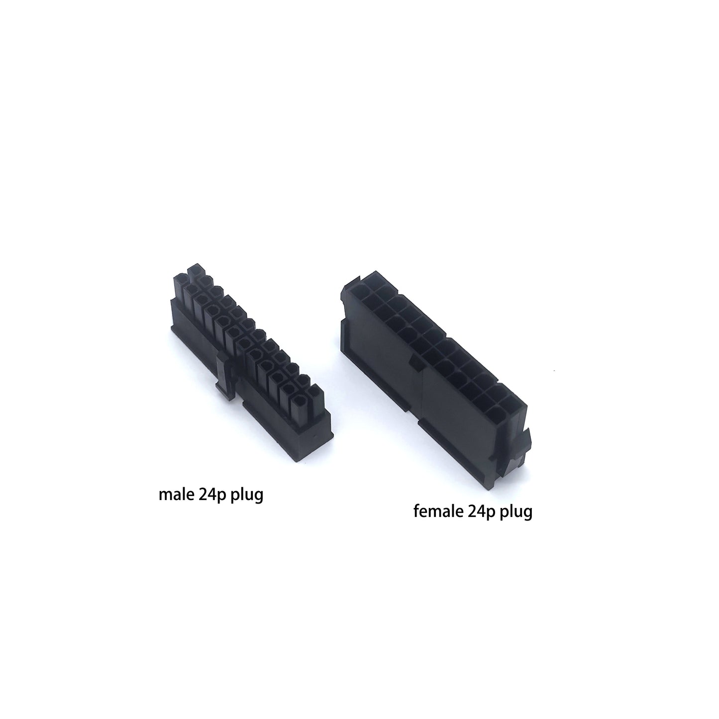 DIY psu extension male female plugs