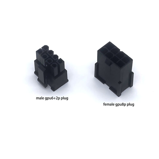 DIY psu extension male female plugs