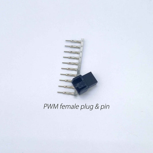 DIY PWM fan cable 4pin plugs female male plugs pins