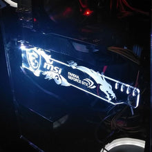 Load image into Gallery viewer, RGB Msi Dragon Led Board Graphics Card Holder Asus Aura MSI sync Pc Case Decoration Remote Control nvidia gefoce gtx 1050ti 1060 1070ti 1080
