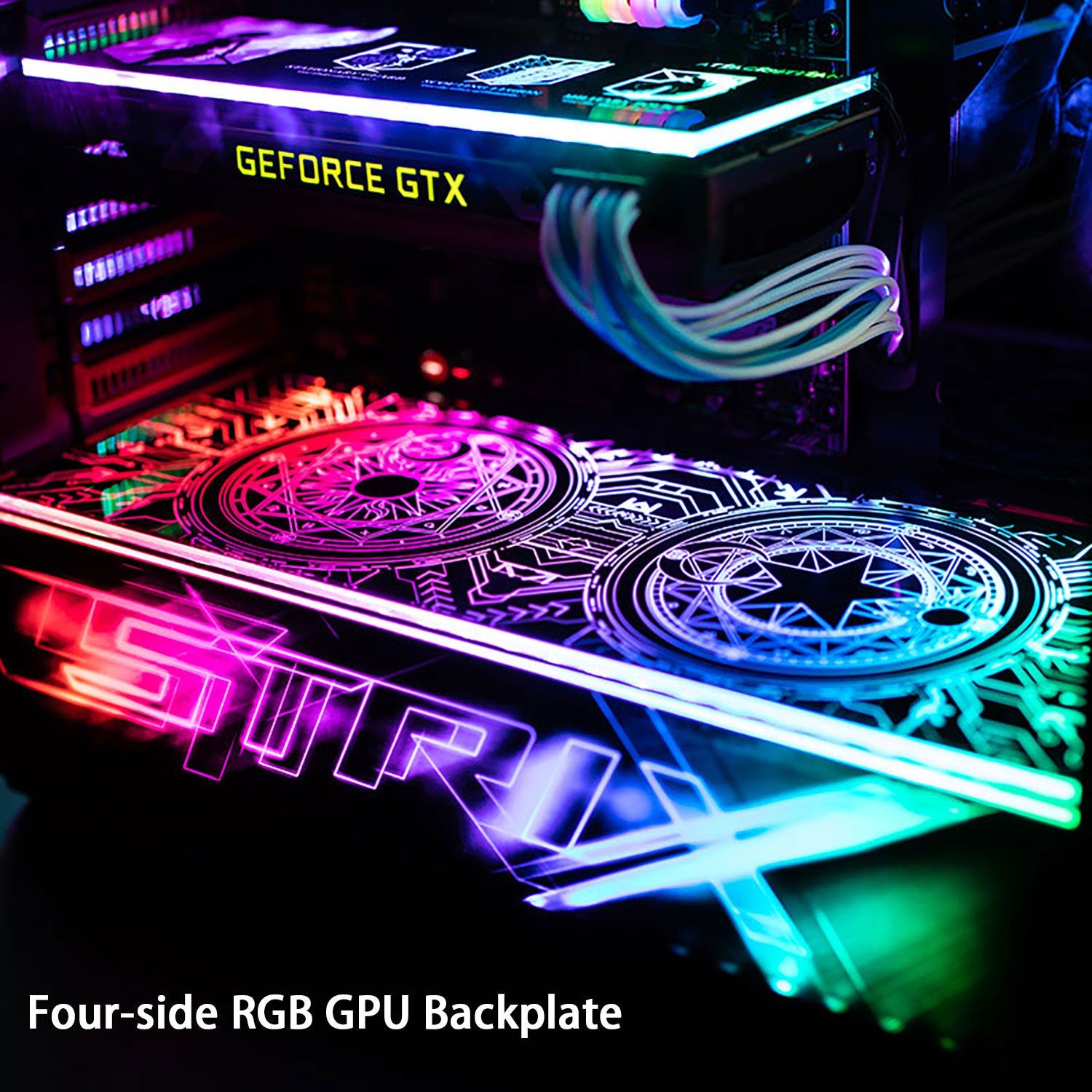Custom RGB GPU Support bracket