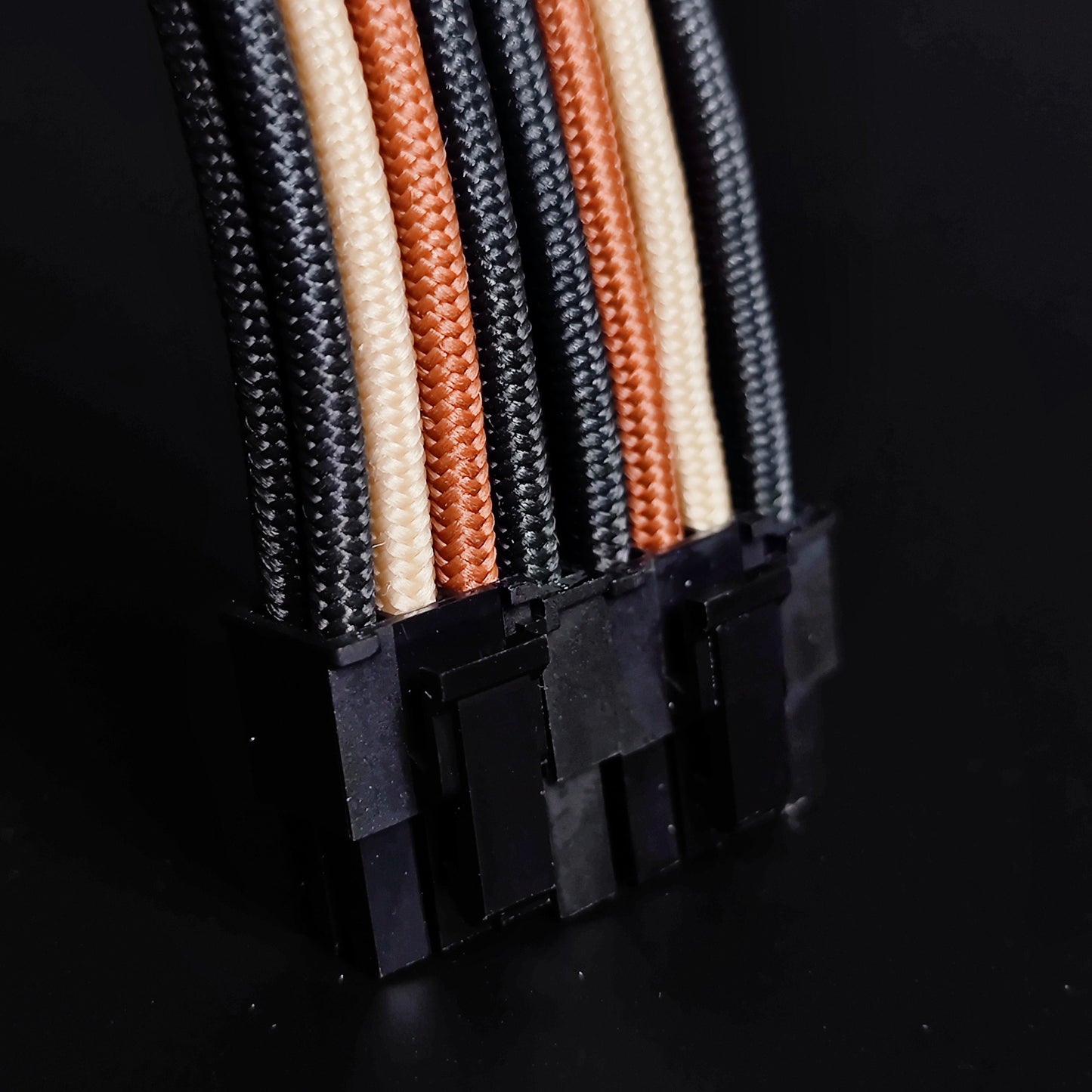 Dreambigbyray customized psu Noctua theme paracord extension kit PSU exntended cables
