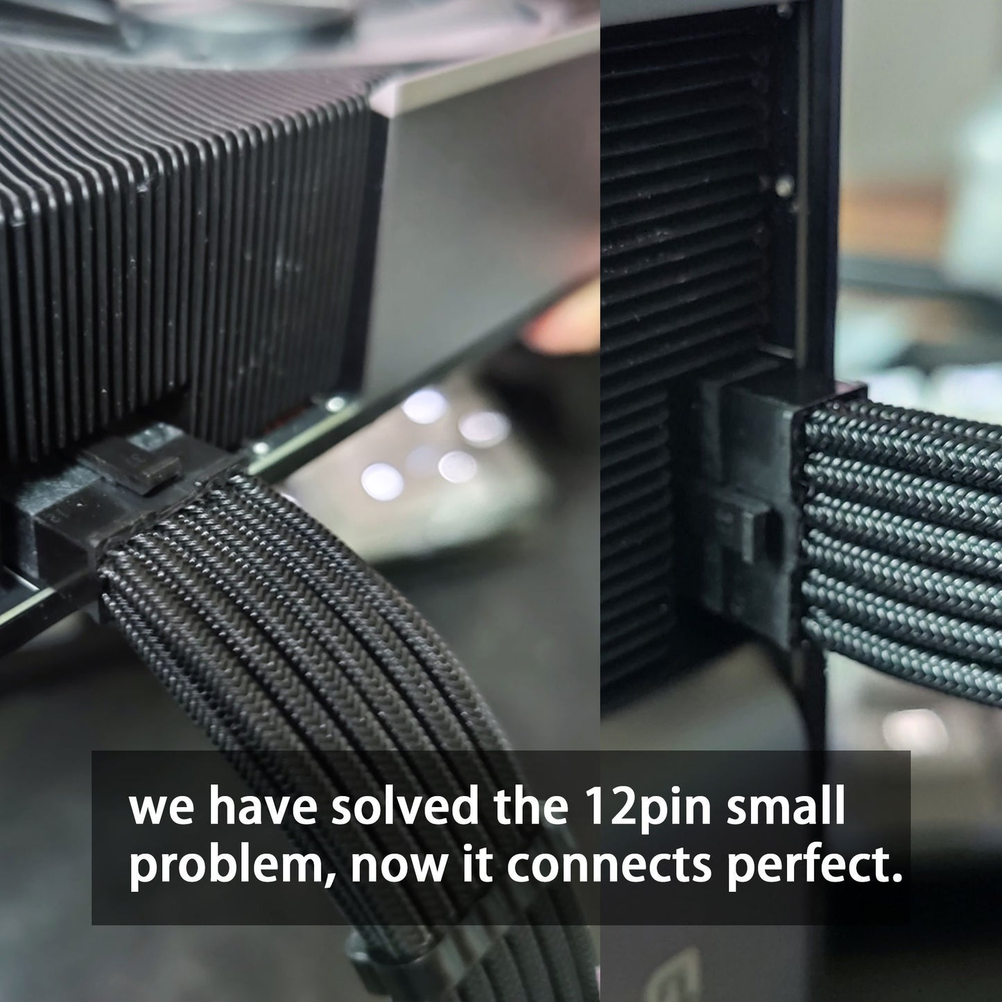 customized unsleeved sleeved silicone dual 8pin to 12pin cables for RTX 30 FE version graphics card