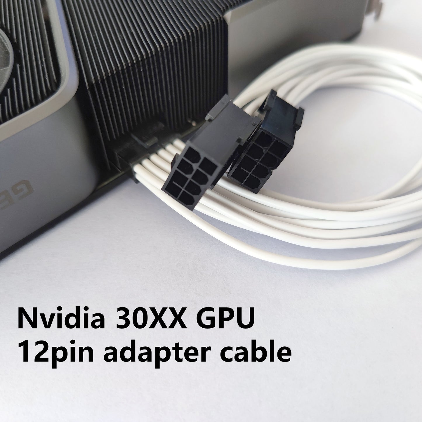 dreambigbyray custom Nvdia 30xx GPU 12p to PCIE8p converter adapter extension cables