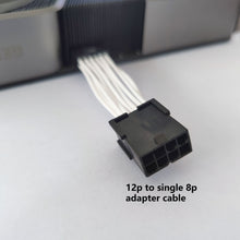 Load image into Gallery viewer, dreambigbyray custom Nvdia 30xx GPU 12p to PCIE8p converter  adapter extension cables

