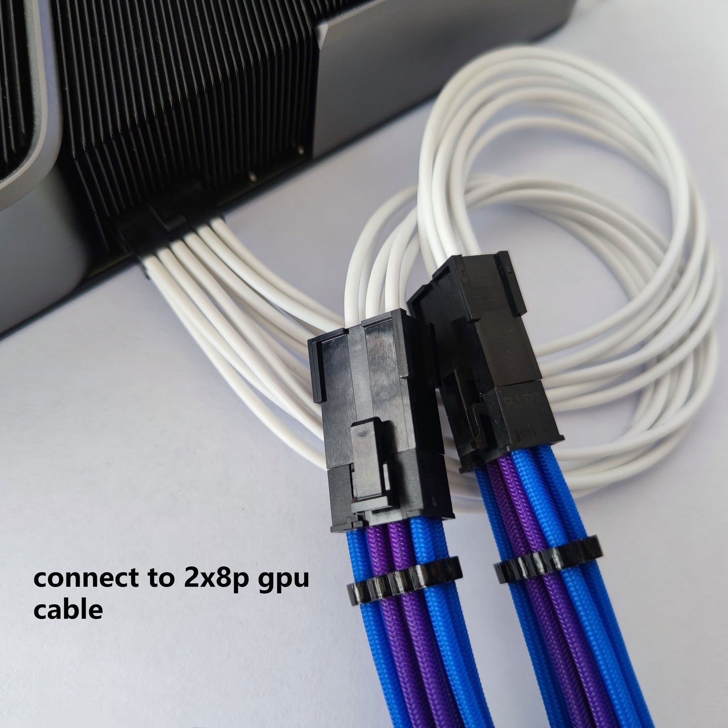 dreambigbyray custom Nvdia 30xx GPU 12p to PCIE8p converter adapter extension cables