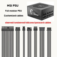 custom MSI mpg A750GF A850GF PSU replacement cables dreambigbyraymod
