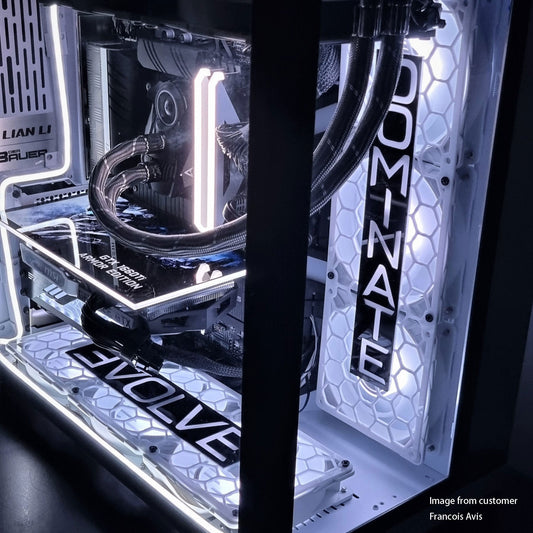 customized dual colors laser fan grills REM Chibiusa support custom