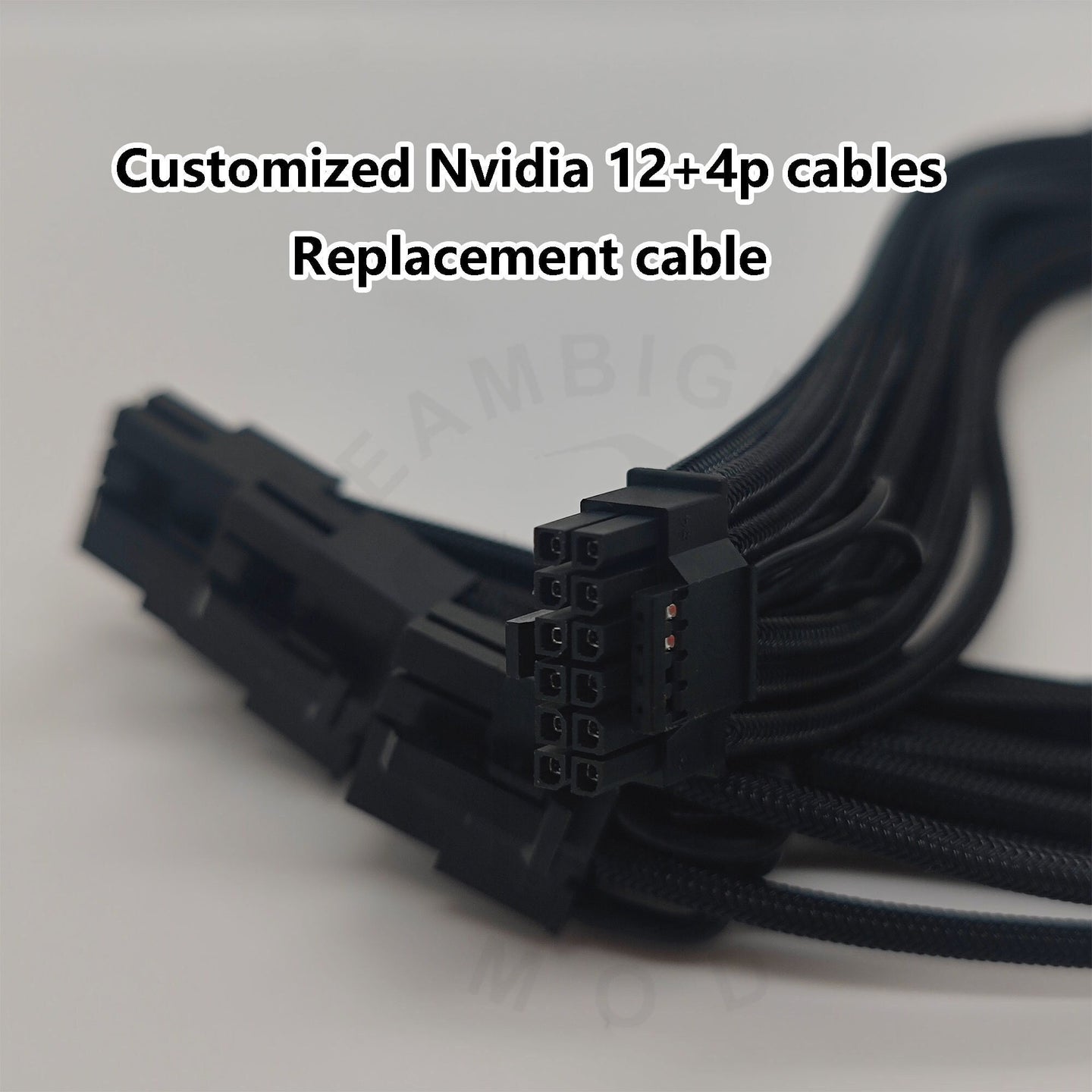 dreambigbyray customized nvidia 12+4p to 3x8p 2x8p cable 4090 4080 power cable 12VHPWR