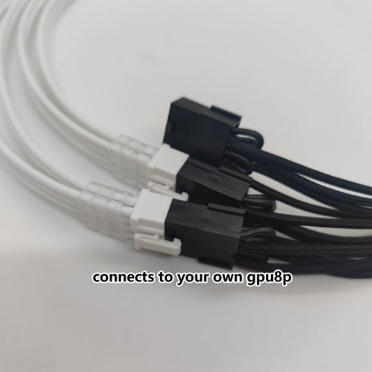 customized 30cm 12vhpwr to 2x8p 12+4p to 3x8p adapter extension cable 16pin 40xx 50xx gpu cable