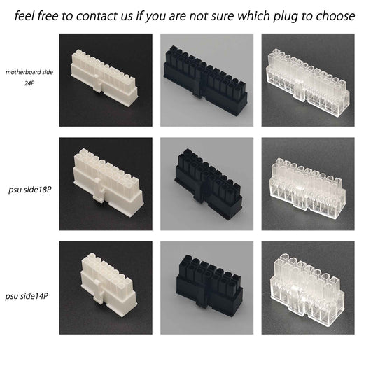 dreambigbyrayMOD DIY atx 24p 18p 14p 10p plugs