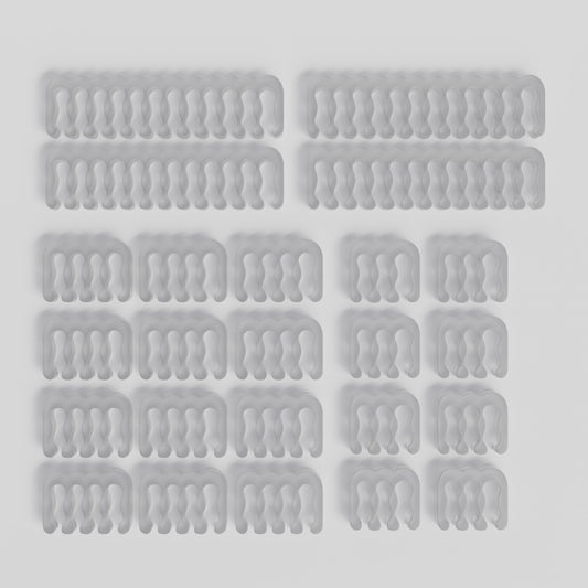 DreambigbyrayMOD 1set 24pcs cable combs cables organizer sets 4x24p 12x8p 8x6p