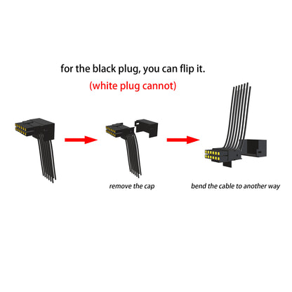 dreambigbyray 90 degreed 12VHPWR 12+4p cable 4090 4080 16pin power cable