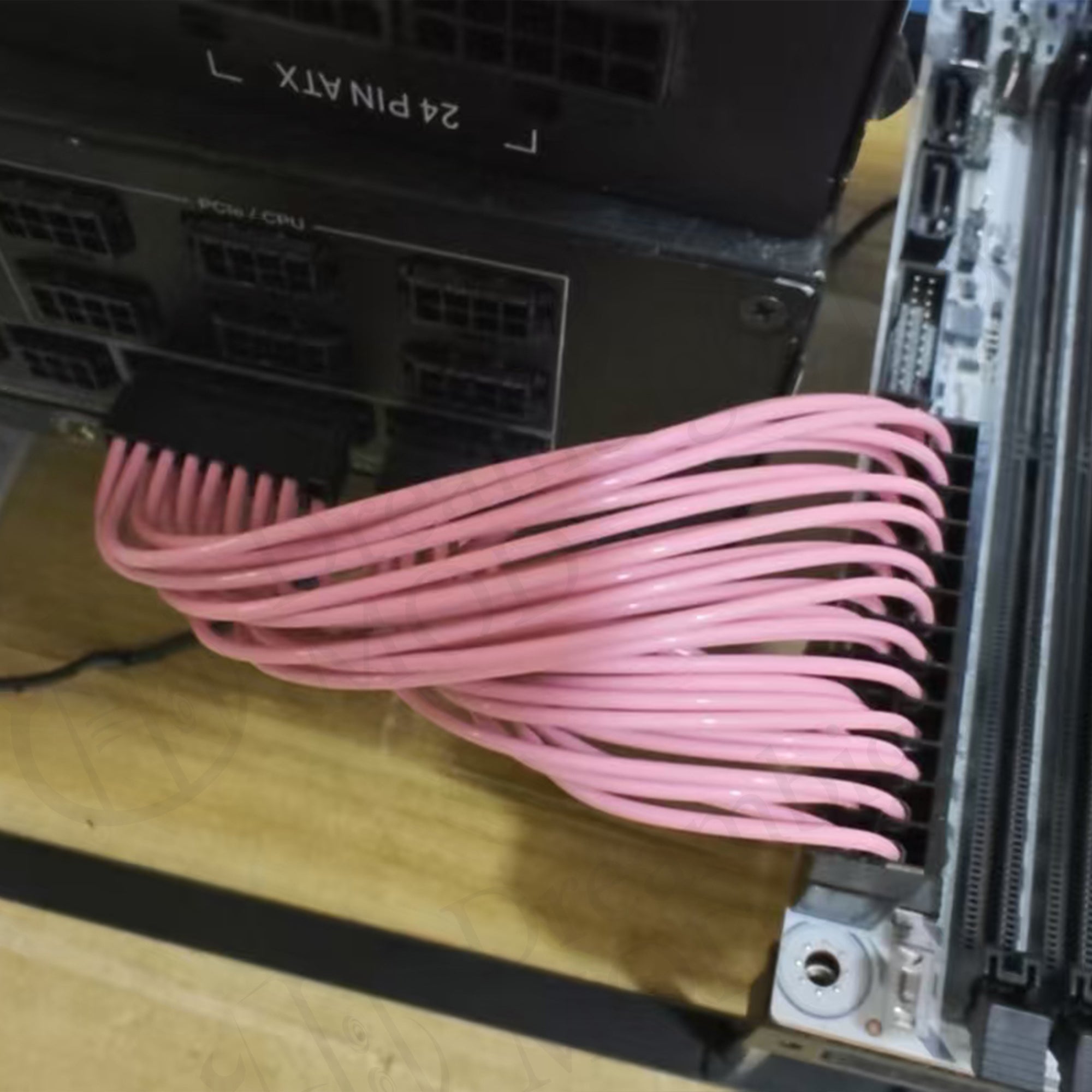 custom psu cables for T1 case
