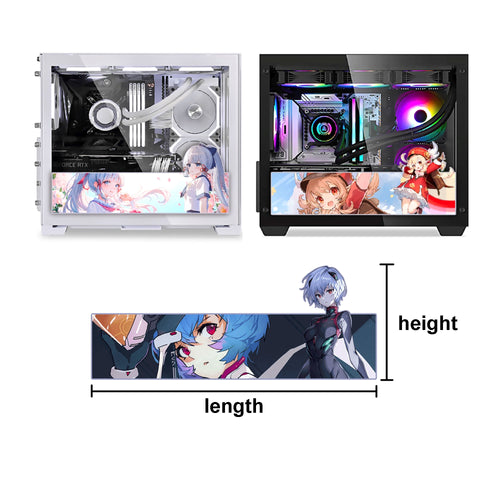 custom decrative PC chasis stickers personalized stickers Genshin Impact computer case decal