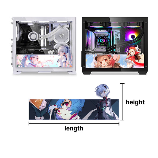 custom decrative PC chasis stickers personalized stickers Genshin Impact computer case decal