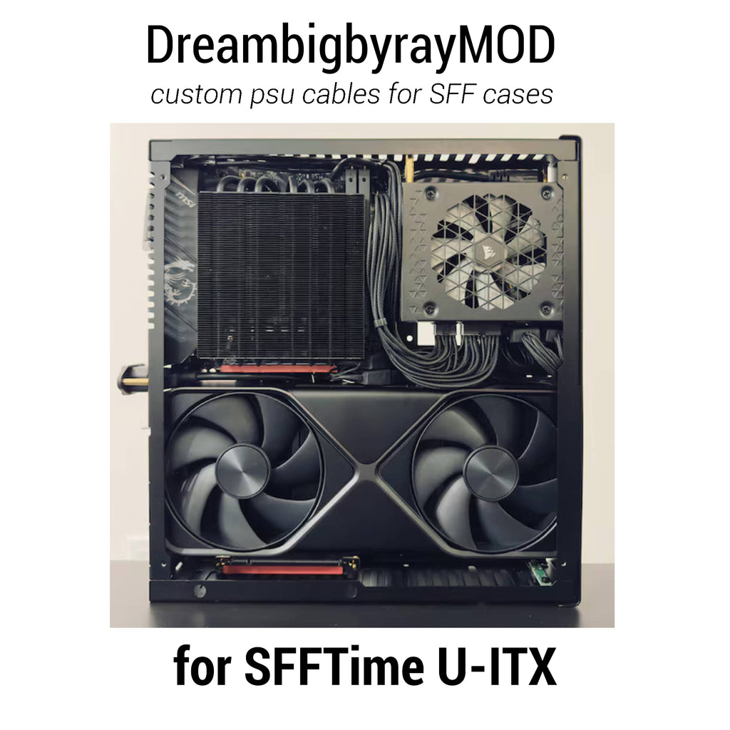 custom psu cables for SFFtime U-ITX