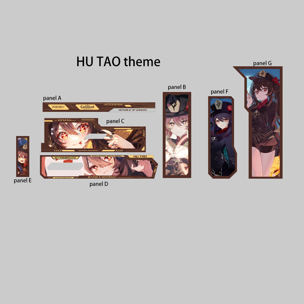 framed version customized ARGB light panels for ASUS GR701 case  rog HYPERION gaming case mod 5v3pin eva 02