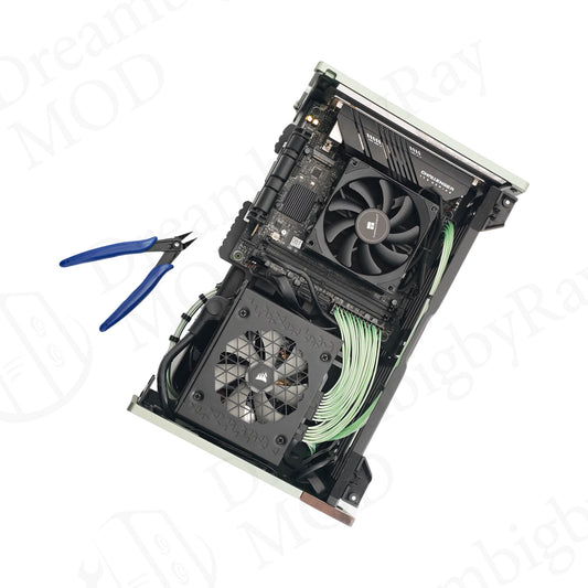 DreambigbyrayMOD custom psu cables for fractal terra