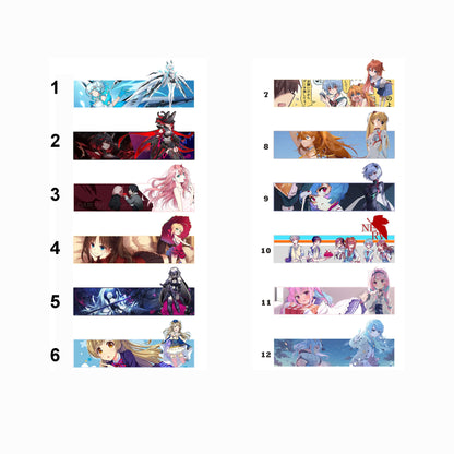 custom decrative PC chasis stickers personalized stickers Genshin Impact computer case decal