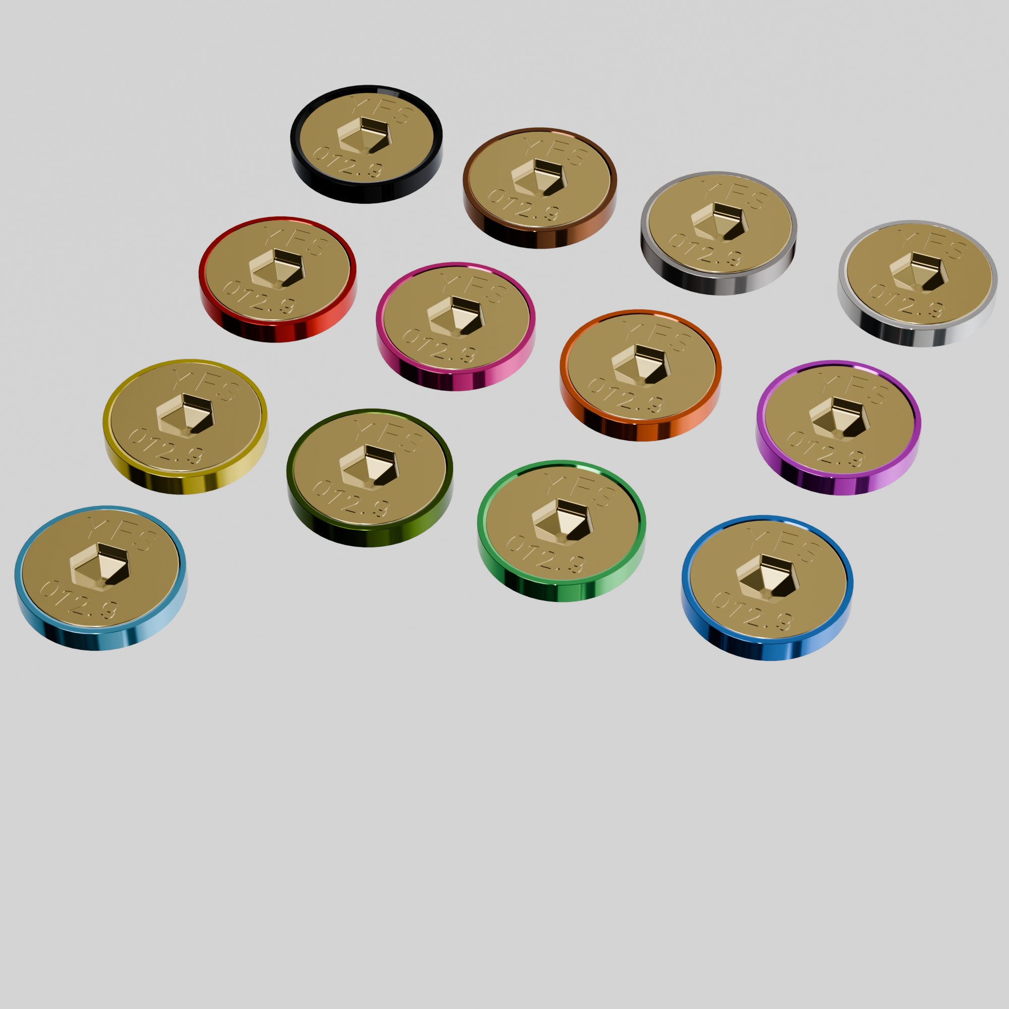 YFS Hex Socket Screw M3 size / colorful Washer