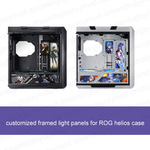 画像をギャラリービューアに読み込む, customized framed ARGB light panels for ASUS ROG helios case GX601 decoration panels
