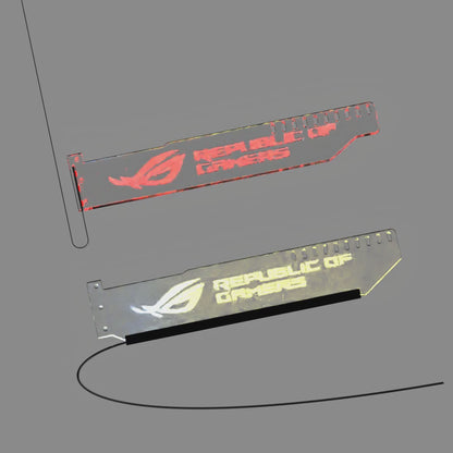 RGB graphics card horizontal bracket customized pc case decoration