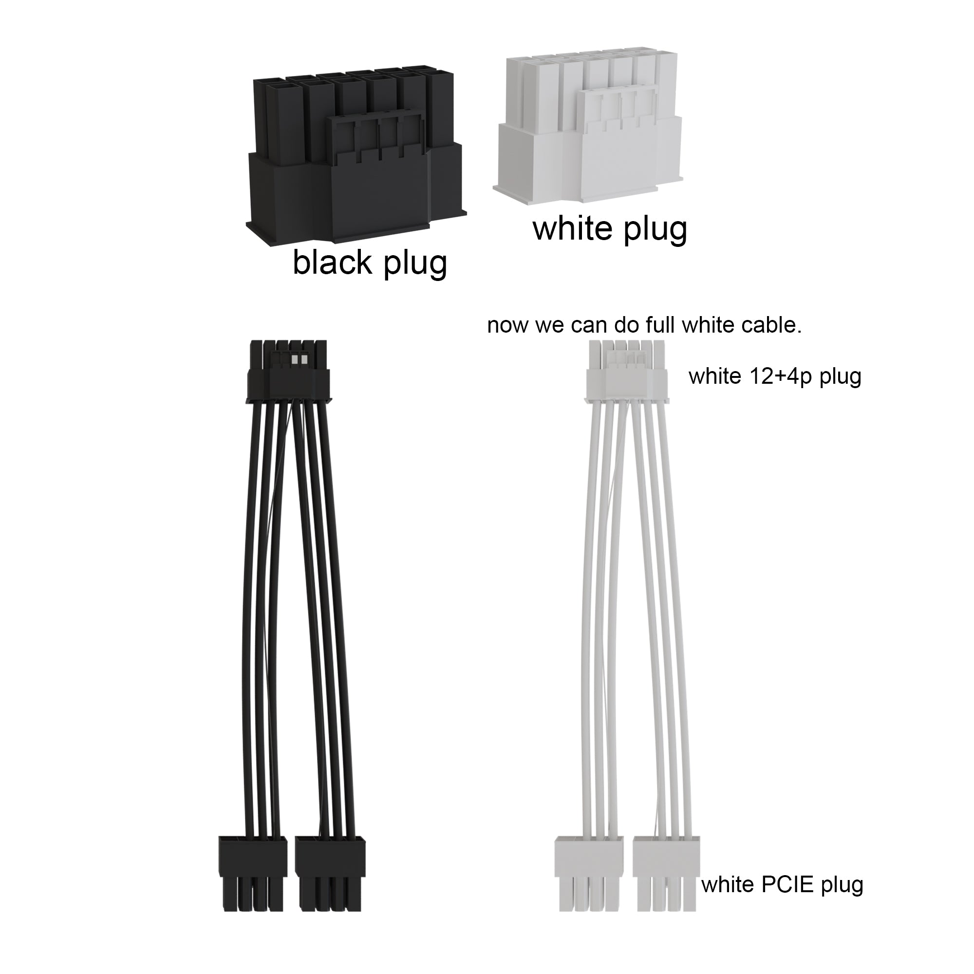 dreambigbyray customized nvidia 12+4p to 3x8p 2x8p cable 4090 4080 power cable 12VHPWR