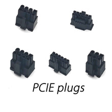 Load image into Gallery viewer, dreambigbyrayMOD pcie 6+2p 6p 12p 12+4p plugs diy sleeving connectors
