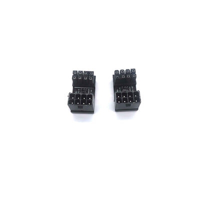 GPU VGA PCIE 8p 6p 180 degree dapter connector