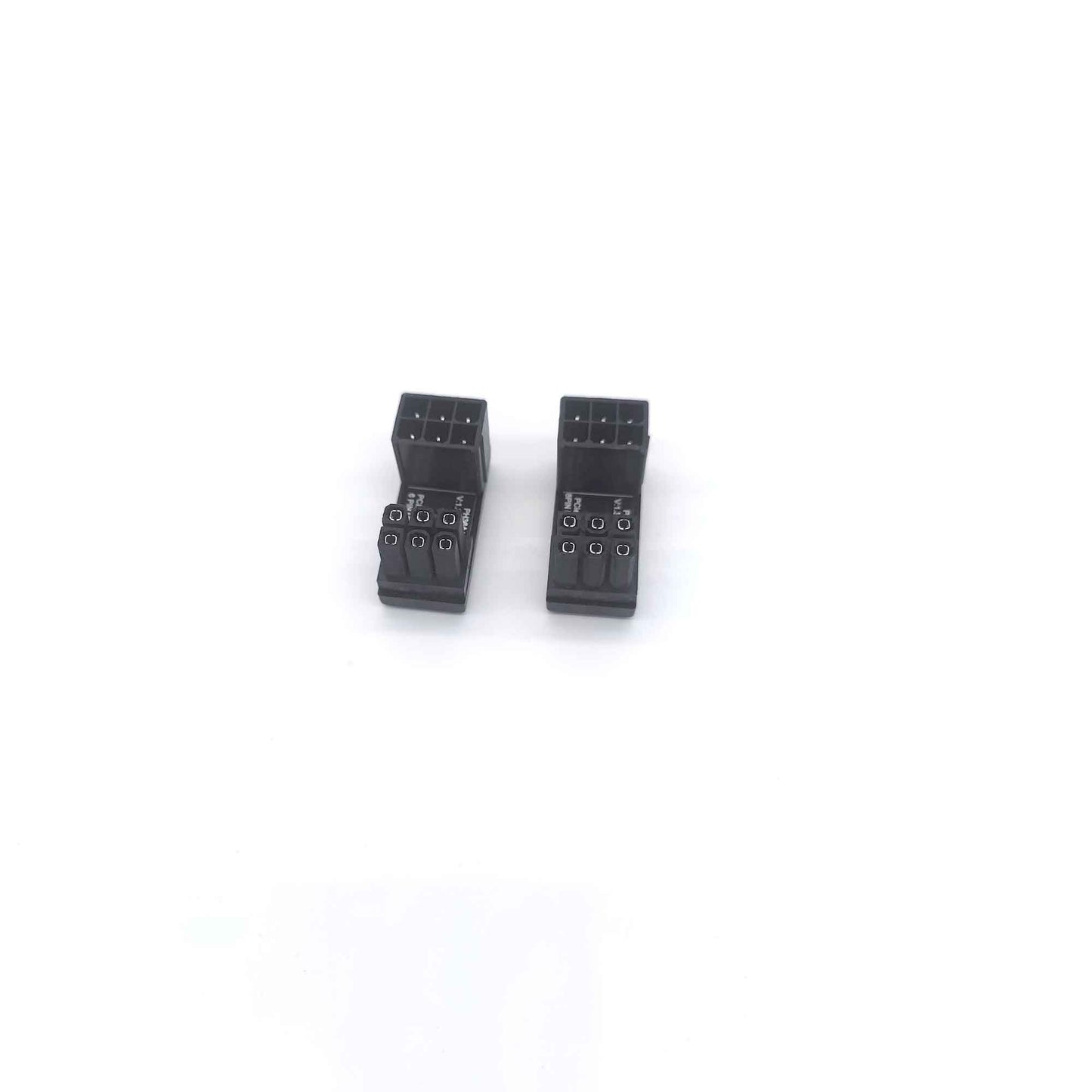 GPU VGA PCIE 8p 6p 180 degree dapter connector