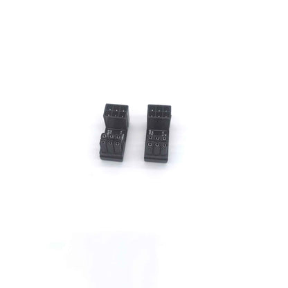 GPU VGA PCIE 8p 6p 180 degree dapter connector