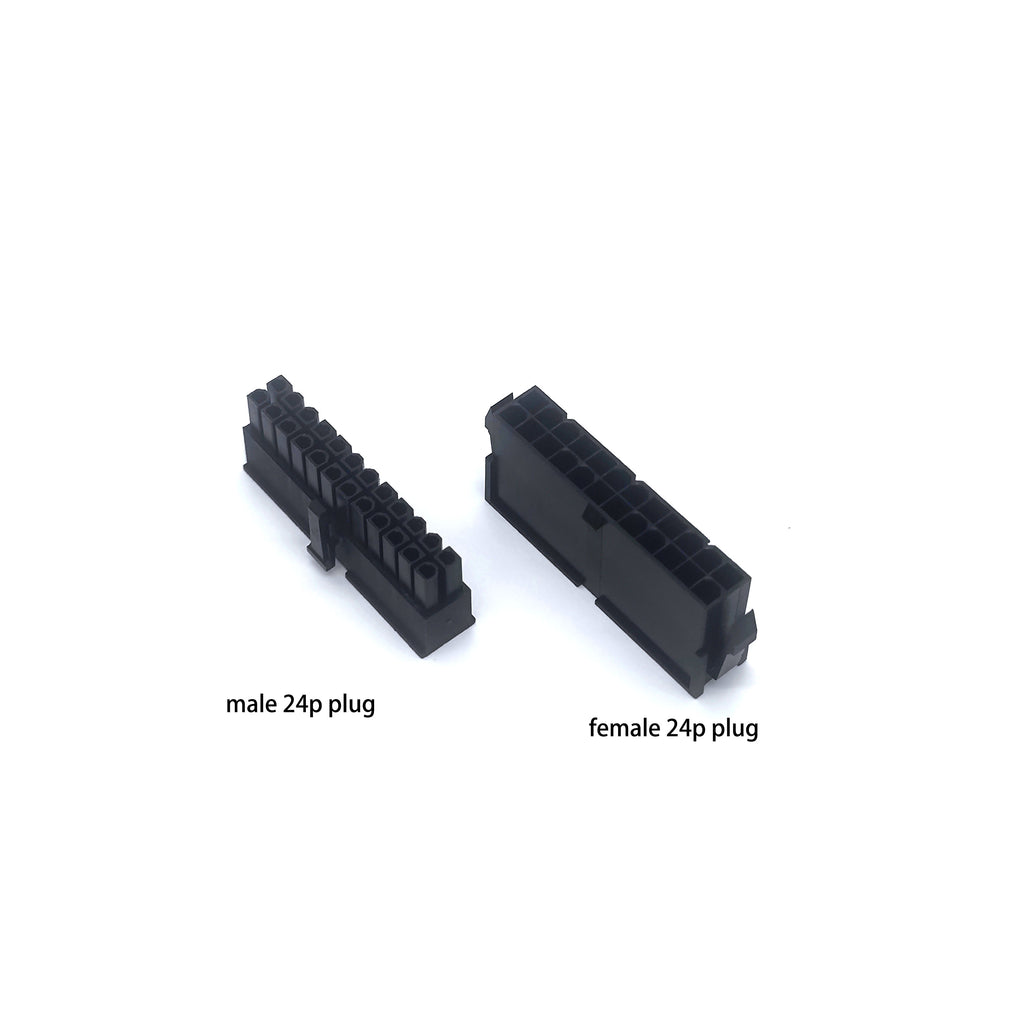DIY psu extension male female plugs