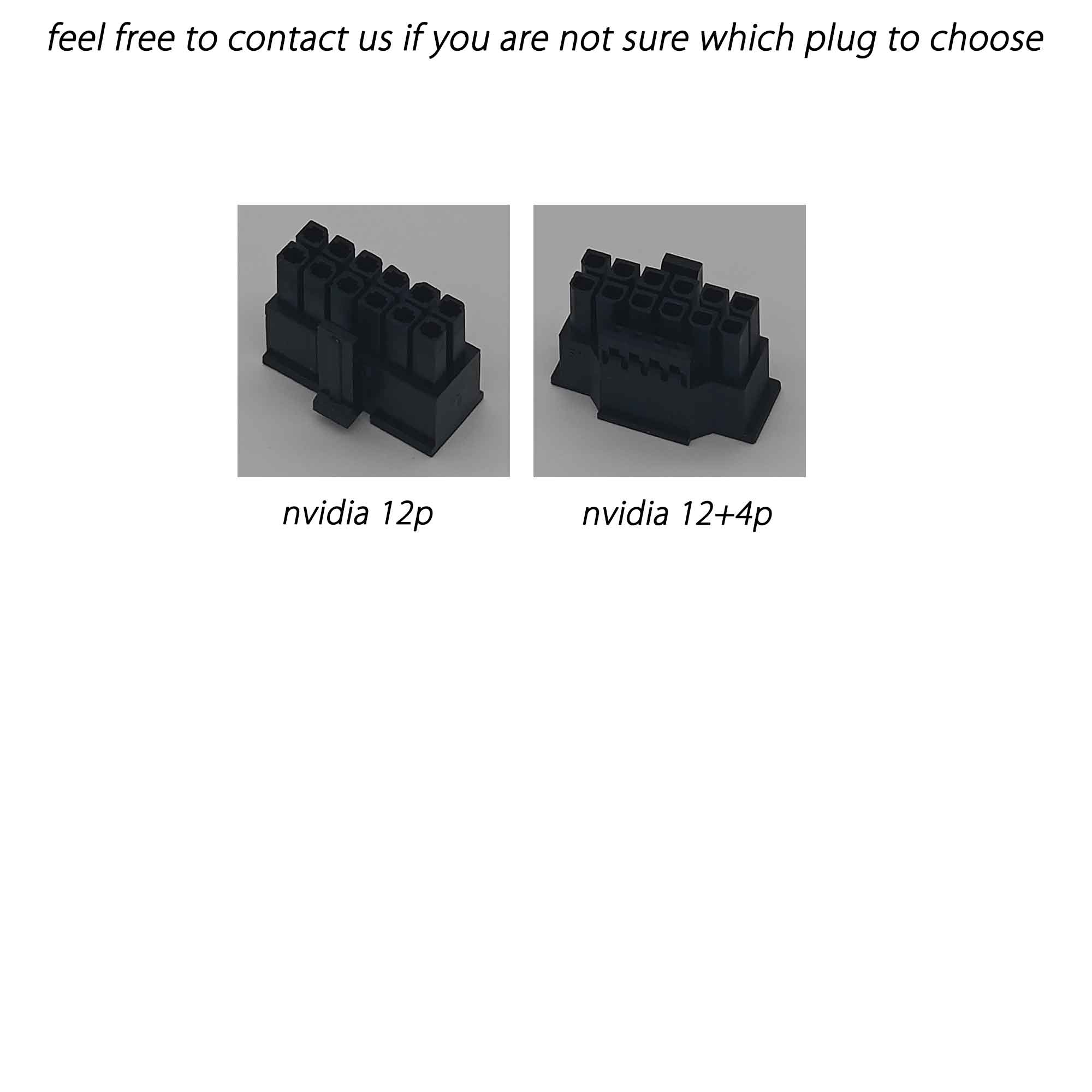 dreambigbyrayMOD pcie 6+2p 6p 12p 12+4p plugs diy sleeving connectors