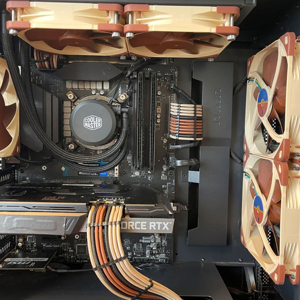 Dreambigbyray customized psu Noctua theme paracord extension kit PSU exntended cables