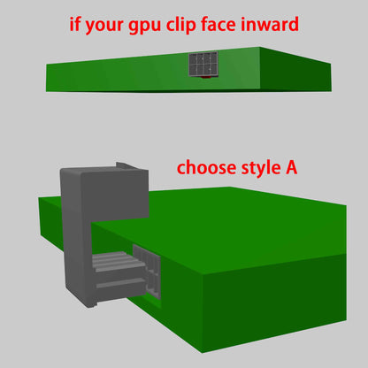 GPU VGA PCIE 8p 6p 180 degree dapter connector