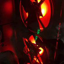 Cargar imagen en el visor de la galería, DreambigbyRay MOD 120mm customized laser fan grills decoration support custmoized
