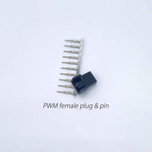 Load image into Gallery viewer, DIY PWM fan cable 4pin plugs female male plugs pins
