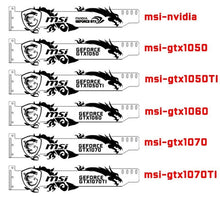 Cargar imagen en el visor de la galería, RGB Msi Dragon Led Board Graphics Card Holder Asus Aura MSI sync Pc Case Decoration Remote Control nvidia gefoce gtx 1050ti 1060 1070ti 1080
