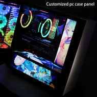 custom rgb pc case light decoration board panel water cooling pc decor computer chassis board PSU case colorful panel