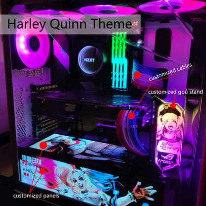 custom rgb pc case light decoration board panel water cooling pc decor computer chassis board PSU case colorful panel