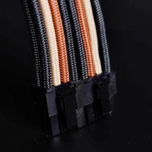 Cargar imagen en el visor de la galería, customized Noctua theme paracord extension kit PSU exntended cables
