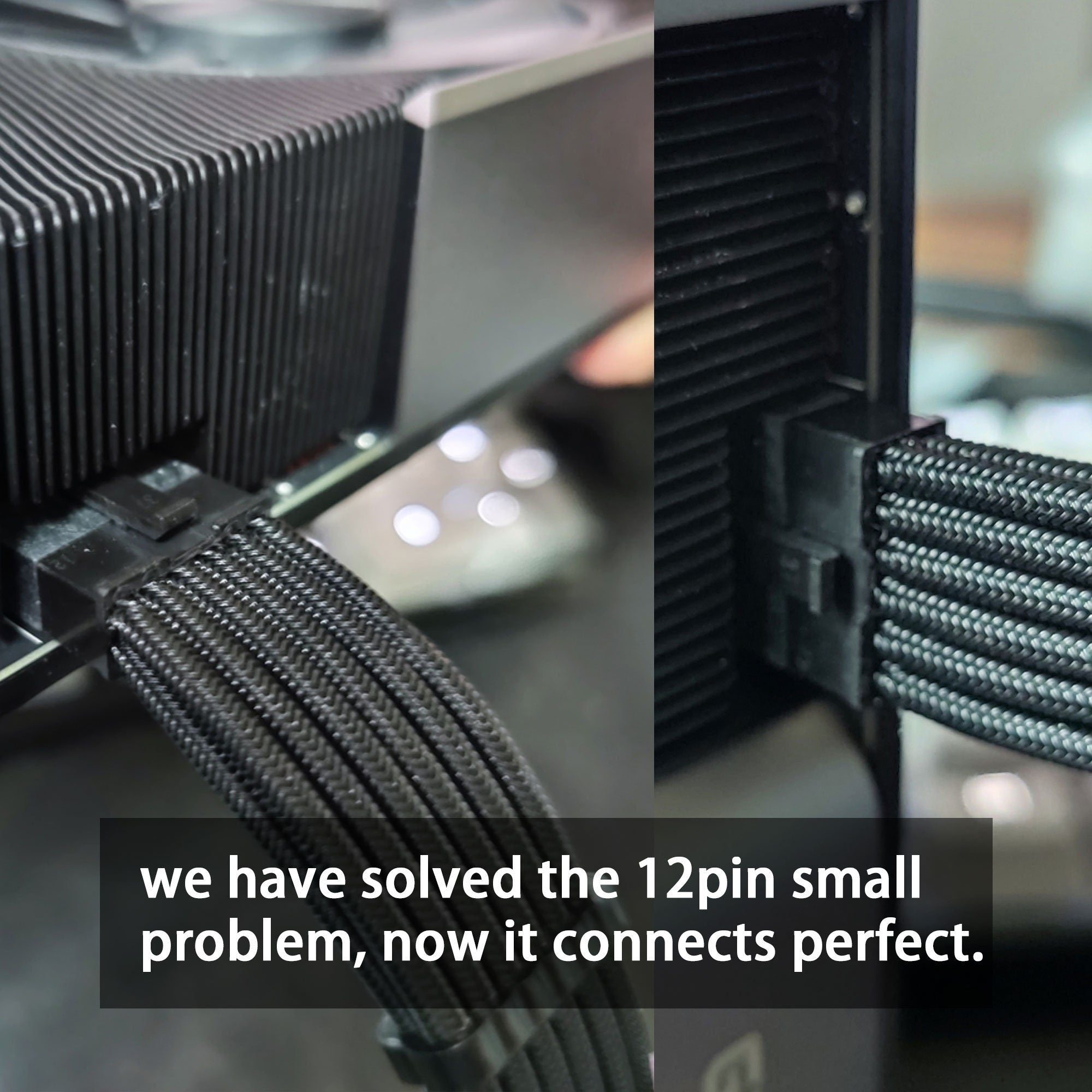 customized unsleeved sleeved silicone dual 8pin to 12pin cables for RTX 30 FE version graphics card