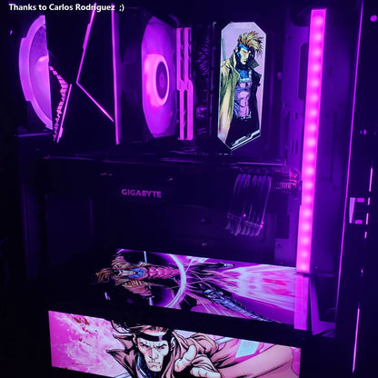 custom rgb pc case light decoration board panel water cooling pc decor computer chassis board PSU case colorful panel