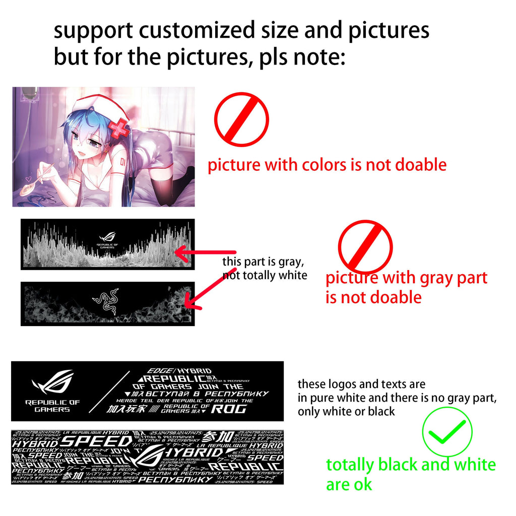 custmoized silver mirrored RGB gpu backplate pc case panel argb edge argb PC decoration