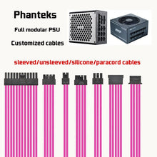 Cargar imagen en el visor de la galería, for phanteks psu customized full modular cables phanteks amp revolt pro X cables
