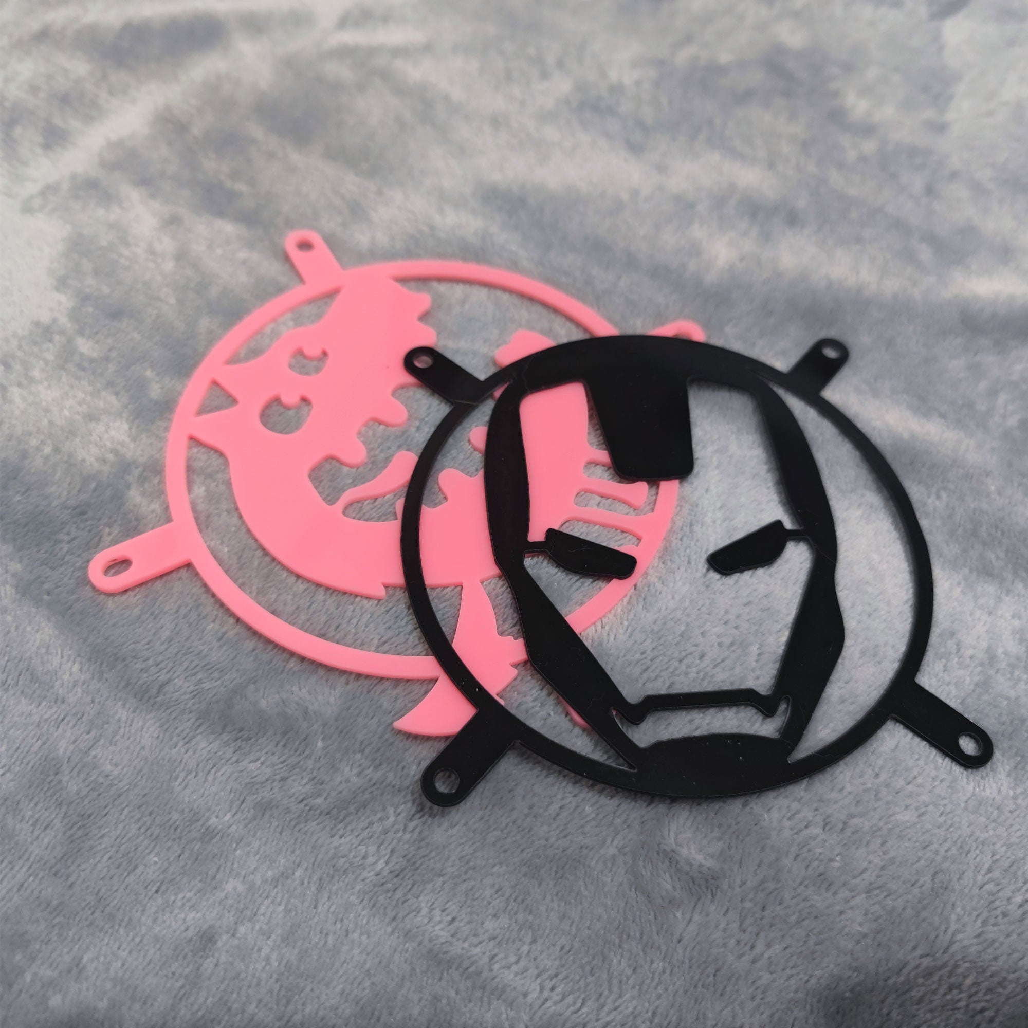 DreambigbyRay MOD 120mm customized laser fan grills decoration support custmoized